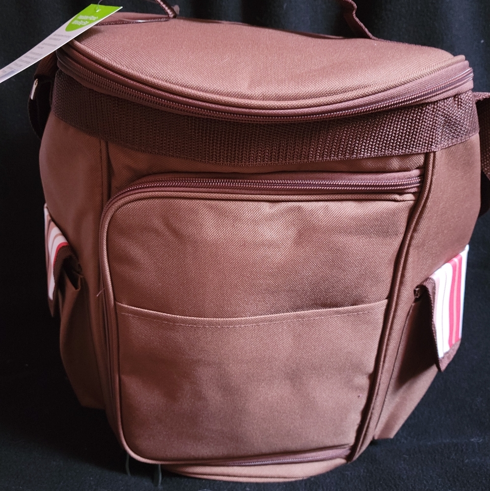Insulated wine/picnic bag